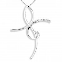 Pendente in oro 750% con diamanti