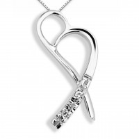 Pendente in oro 750% con diamanti