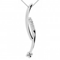Pendente in oro 750% con diamanti