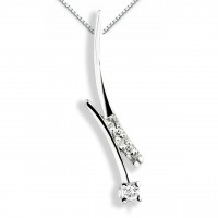 Pendente in oro 750% con diamanti