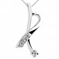Pendente in oro 750% con diamanti