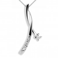 Pendente in oro 750% con diamanti