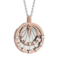 Pendente in oro 750% con diamanti bianchi