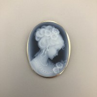 Spilla Ciondolo con cammeo