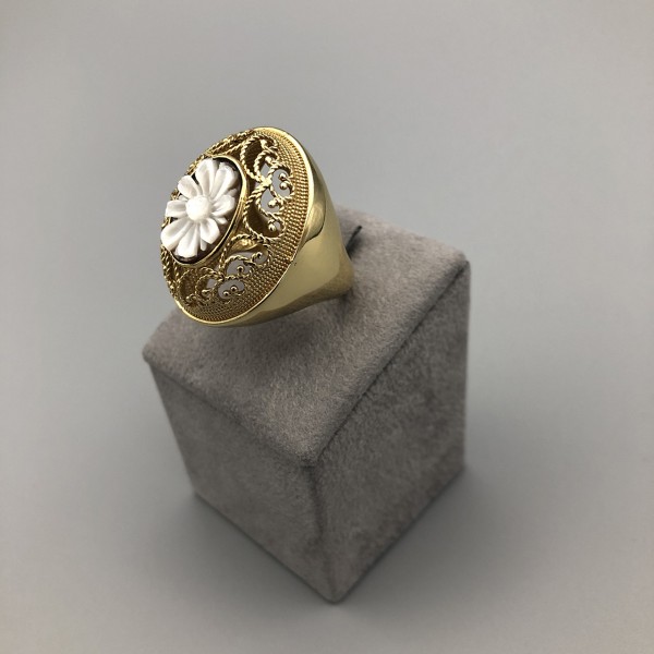 Anello Filigrana Cabochon