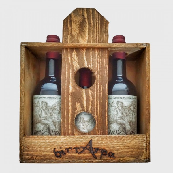 BirrArpa - Birra Artigianale di Frumento in Cassetta di Legno