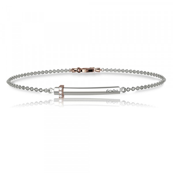 Bracciale in oro 750% con diamanti bianchi