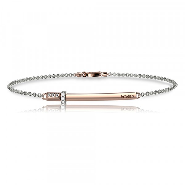Bracciale in oro 750% con diamanti bianchi