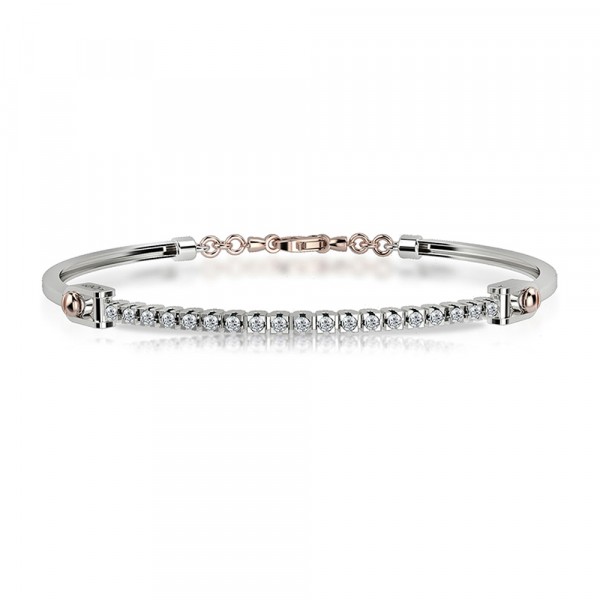 Bracciale in oro 750% con diamanti