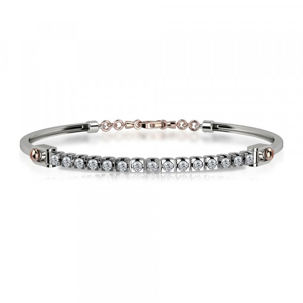Bracciale in oro 750% con diamanti
