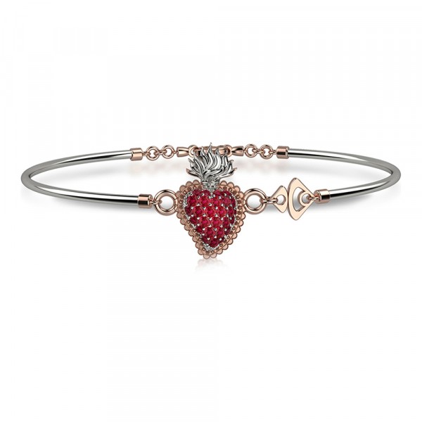 Bracciale in oro 750% con rubini