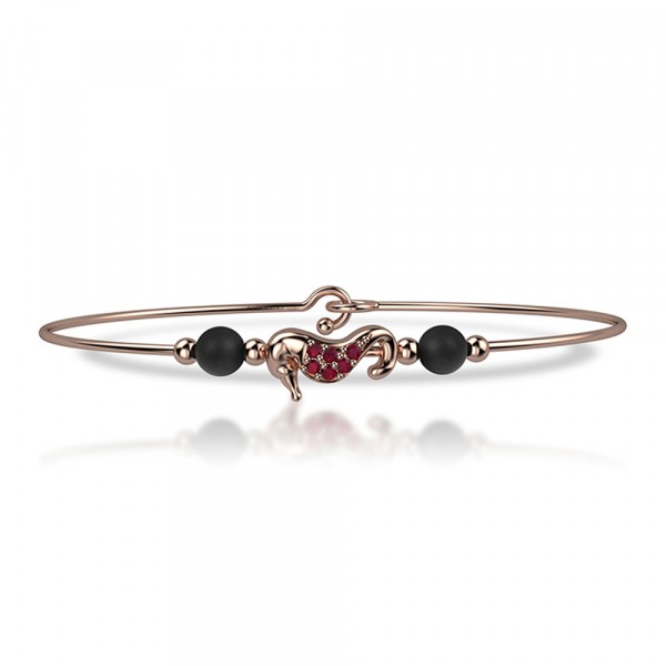 Bracciale in oro 750% con rubini 