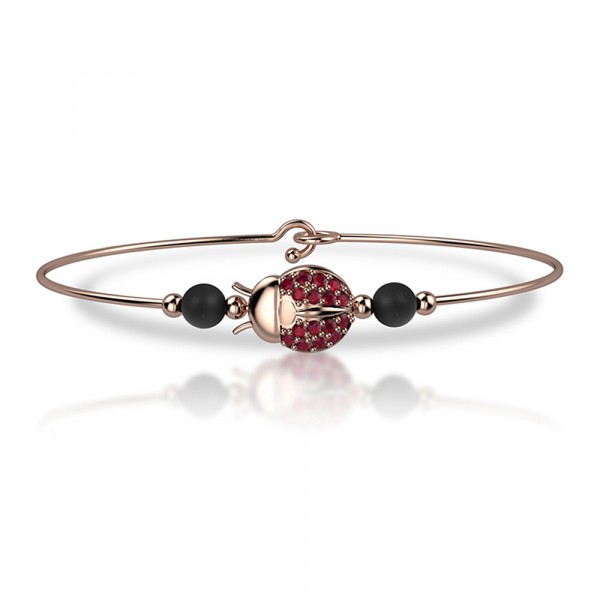 Bracciale in oro 750% con rubini