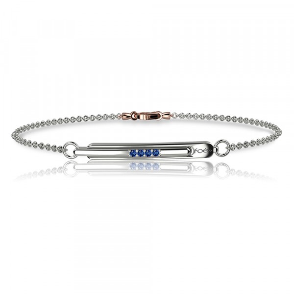 Bracciale in oro 750% con zaffiri