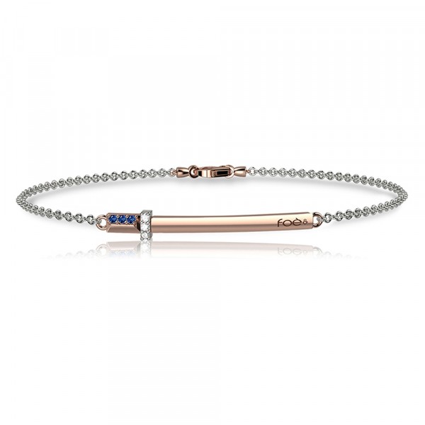 Bracciale in oro 750% con zaffiri