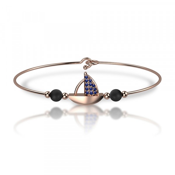 Bracciale in oro 750% con zaffiri