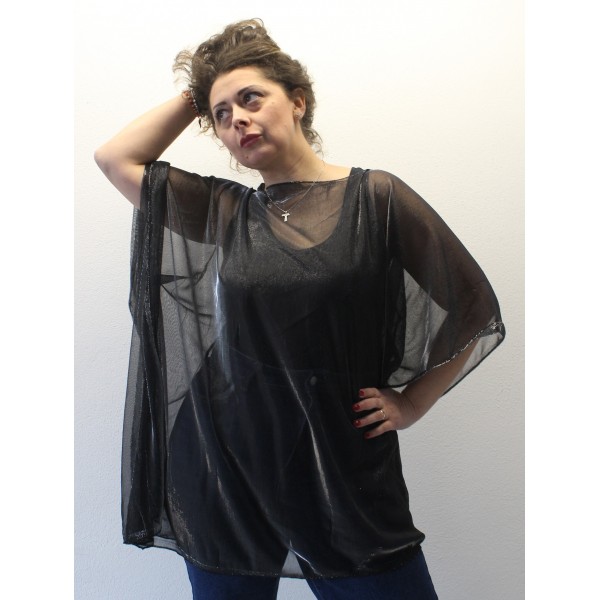 CASACCA LUREX SETA NERA 80X120