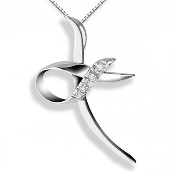 Croce in oro 750% con diamanti