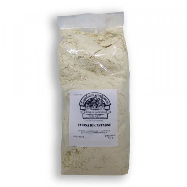 Farina di Castagne Macinata a Pietra - 500 g