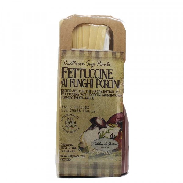 Fettuccine + Sugo ai Funghi Porcini con Ricetta