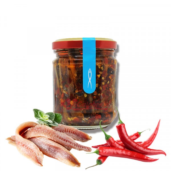 Filetti di Acciughe Piccanti Calabresi - 200 g