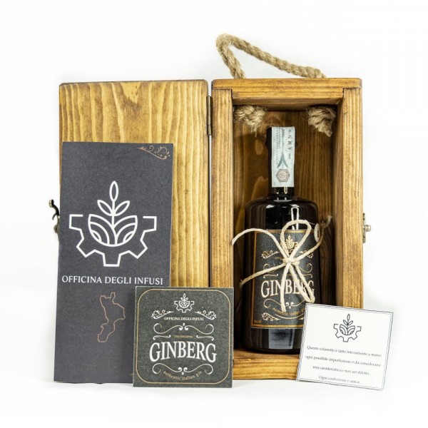  Gin autentico italiano Ginberg 500 ml in astuccio