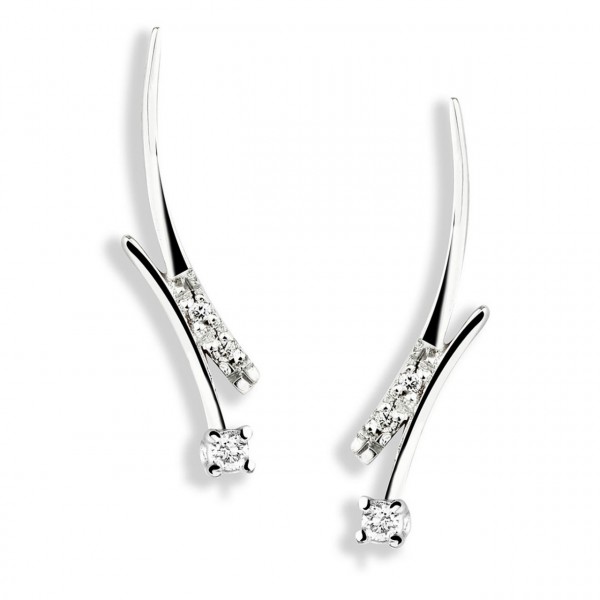 Orecchini in oro 750% con diamanti