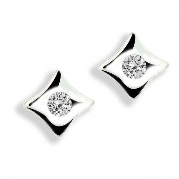 Orecchini in oro 750% con diamanti