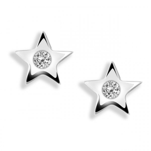 Orecchini in oro 750% con diamanti