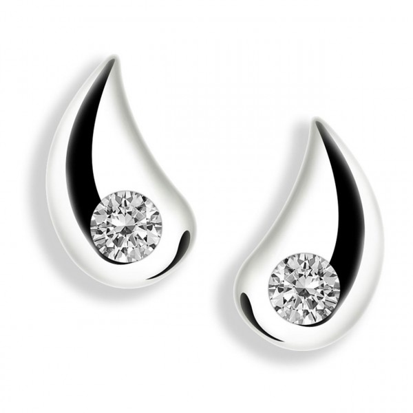Orecchini in oro 750% con diamanti