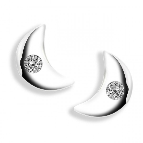 Orecchini in oro 750% con diamanti