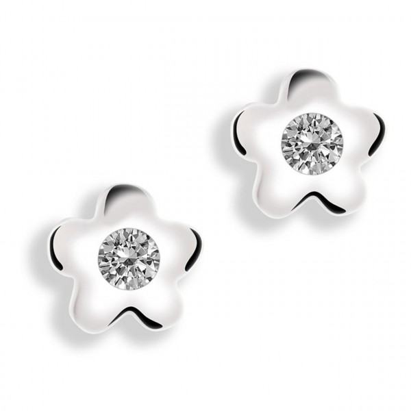 Orecchini in oro 750% con diamanti