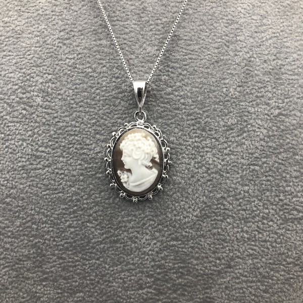 Pendente con Cammeo in Argento