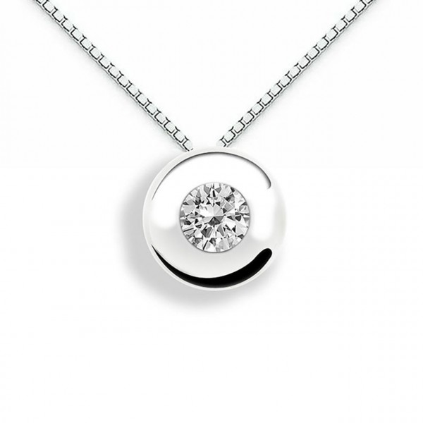 Pendente in oro 750% con diamante