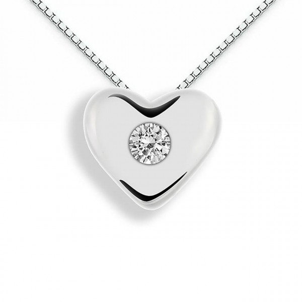 Pendente in oro 750% con diamante