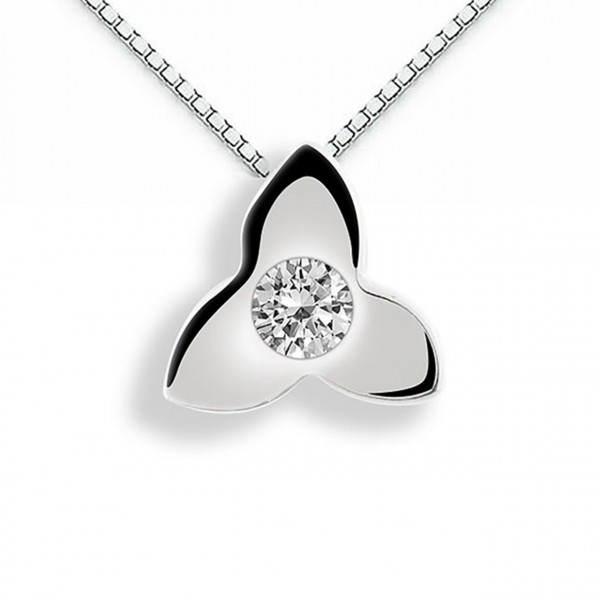 Pendente in oro 750% con diamante