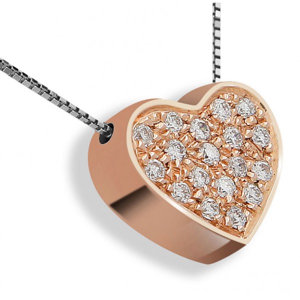Pendente in oro 750% con diamanti