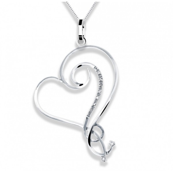 Pendente in oro 750% con diamanti