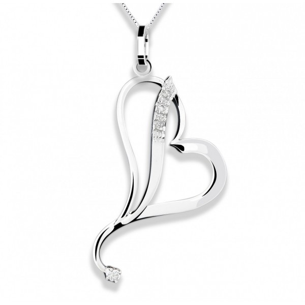 Pendente in oro 750% con diamanti