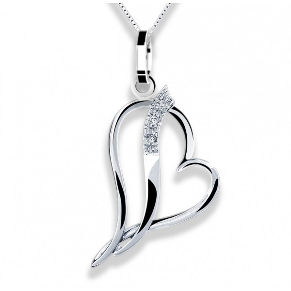 Pendente in oro 750% con diamanti