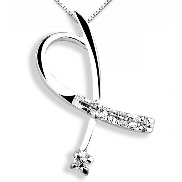 Pendente in oro 750% con diamanti