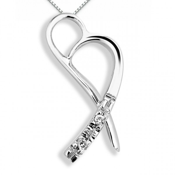 Pendente in oro 750% con diamanti