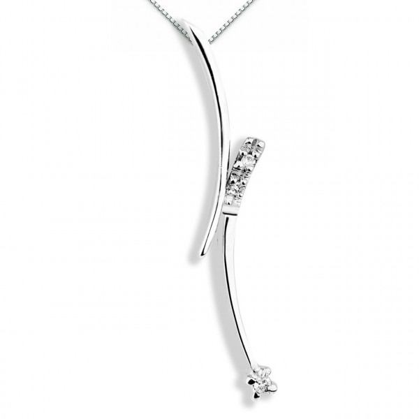 Pendente in oro 750% con diamanti