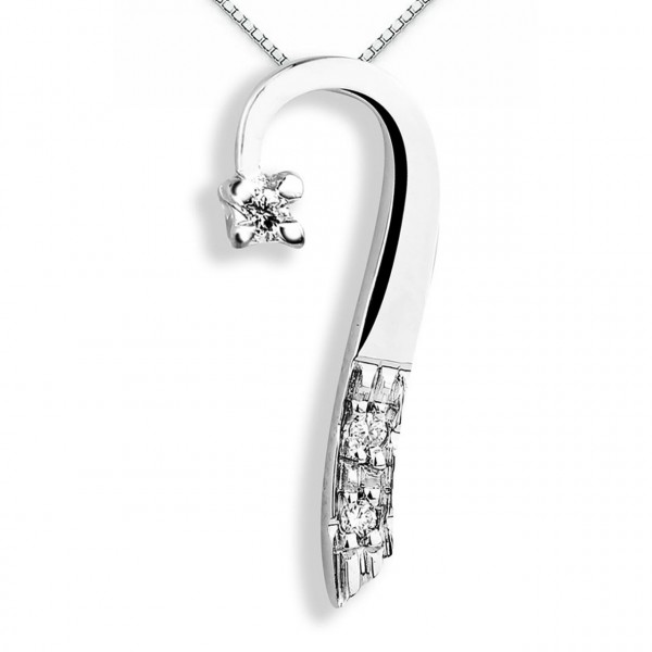 Pendente in oro 750% con diamanti