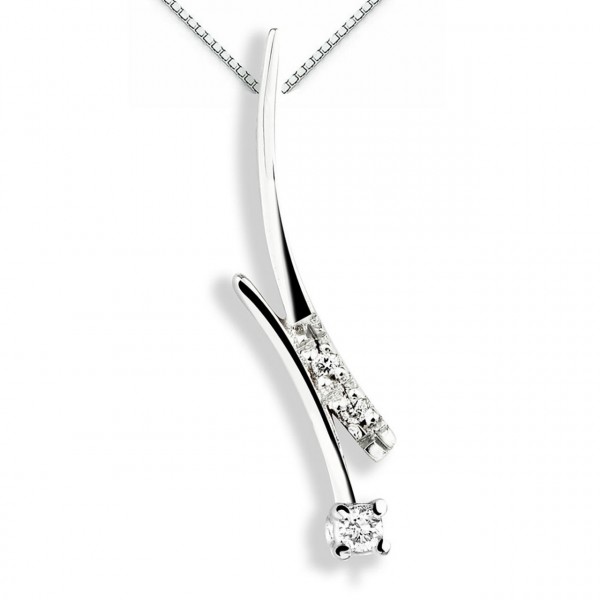 Pendente in oro 750% con diamanti