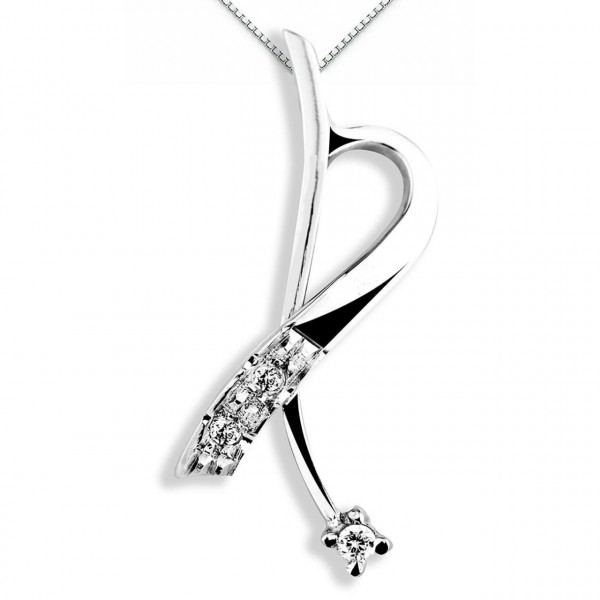 Pendente in oro 750% con diamanti
