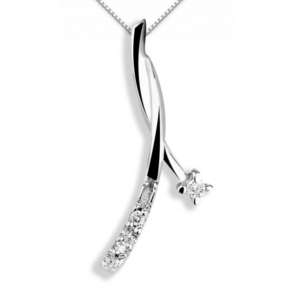 Pendente in oro 750% con diamanti