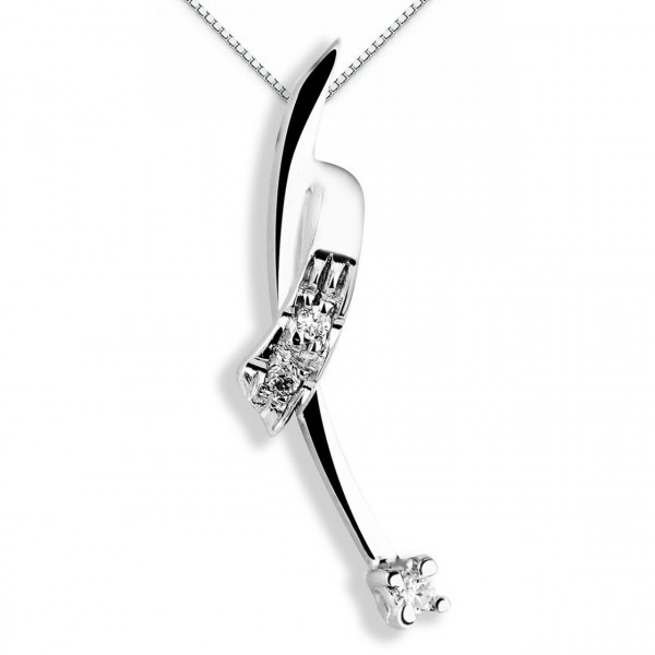 Pendente in oro 750% con diamanti