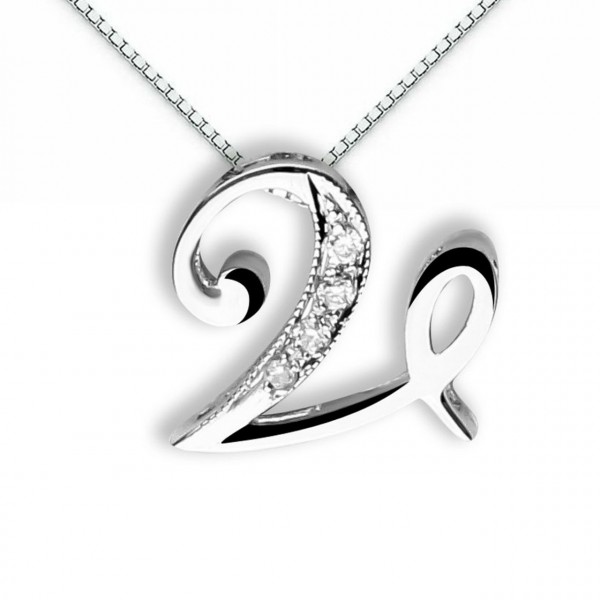 Pendente in oro 750% con diamanti