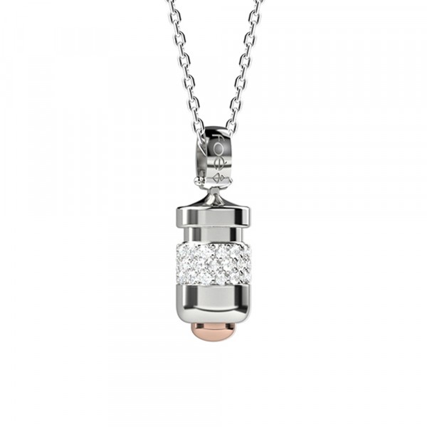 Pendente in oro 750% con diamanti bianchi